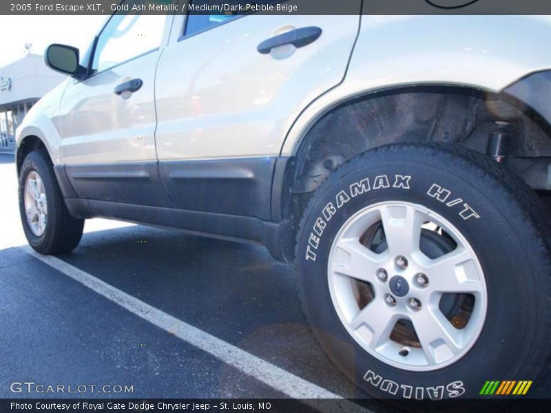 Gold Ash Metallic / Medium/Dark Pebble Beige 2005 Ford Escape XLT