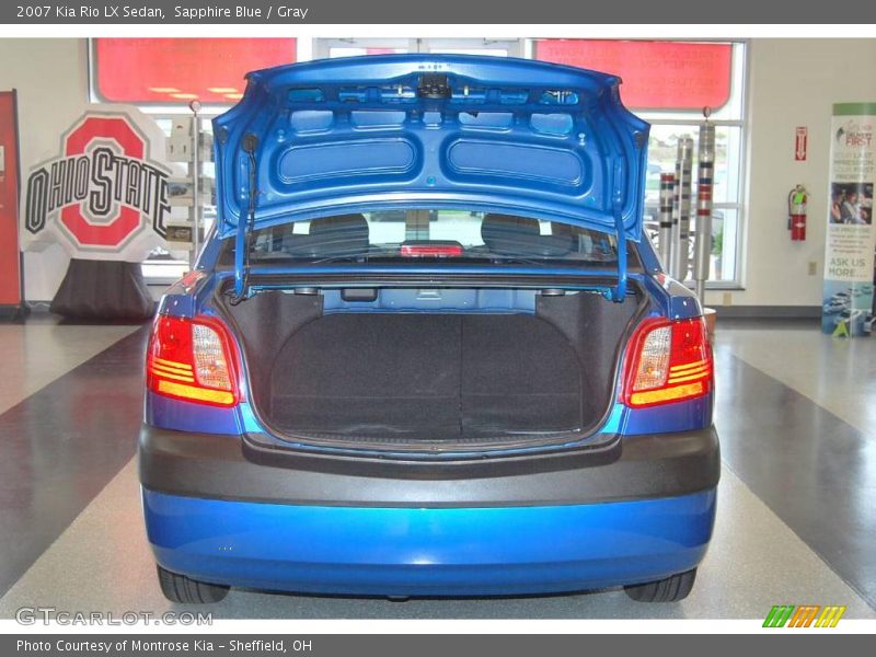 Sapphire Blue / Gray 2007 Kia Rio LX Sedan