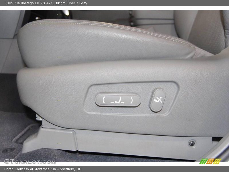 Bright Silver / Gray 2009 Kia Borrego EX V8 4x4