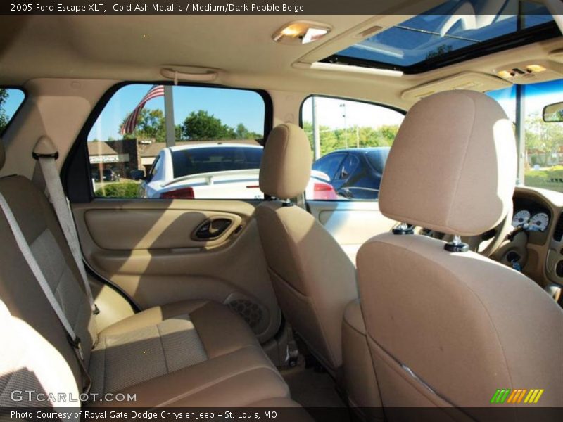 Gold Ash Metallic / Medium/Dark Pebble Beige 2005 Ford Escape XLT