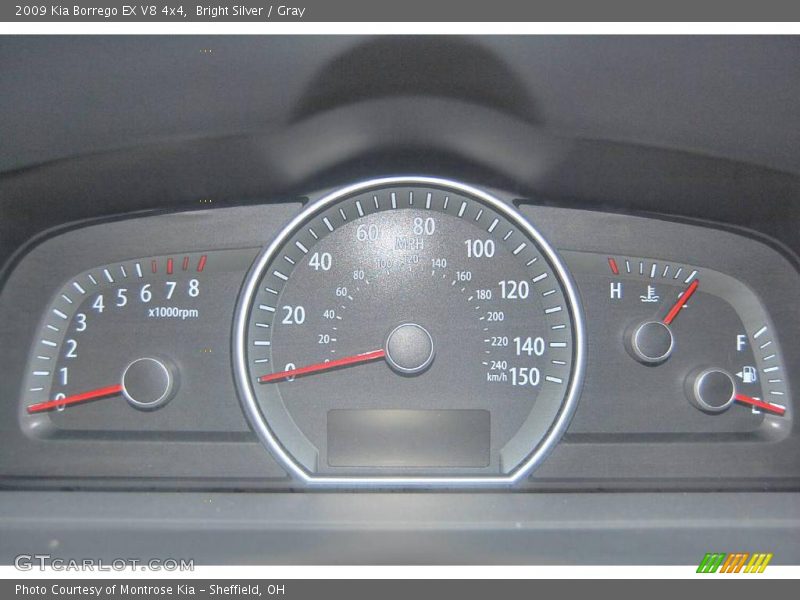 Bright Silver / Gray 2009 Kia Borrego EX V8 4x4