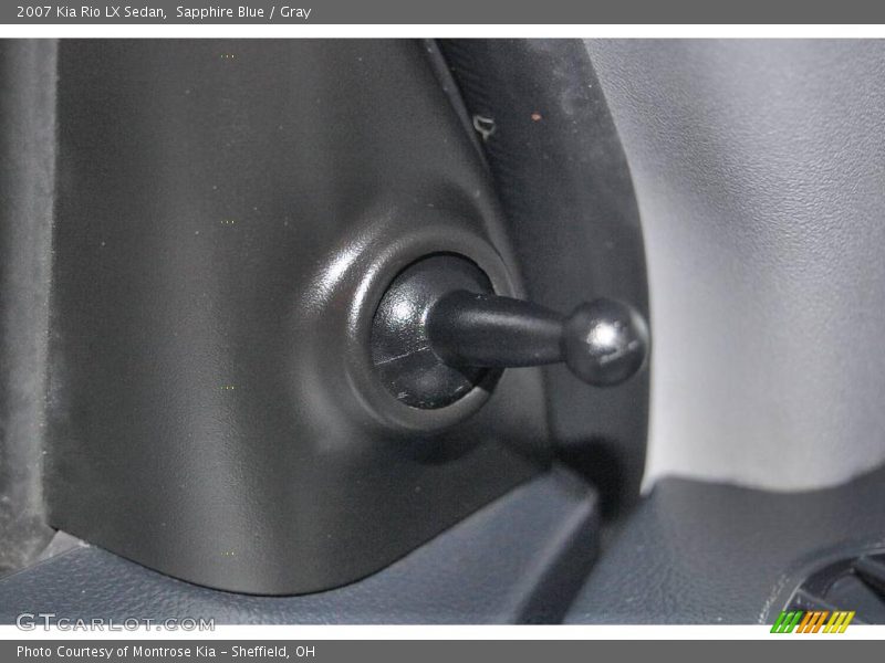 Sapphire Blue / Gray 2007 Kia Rio LX Sedan