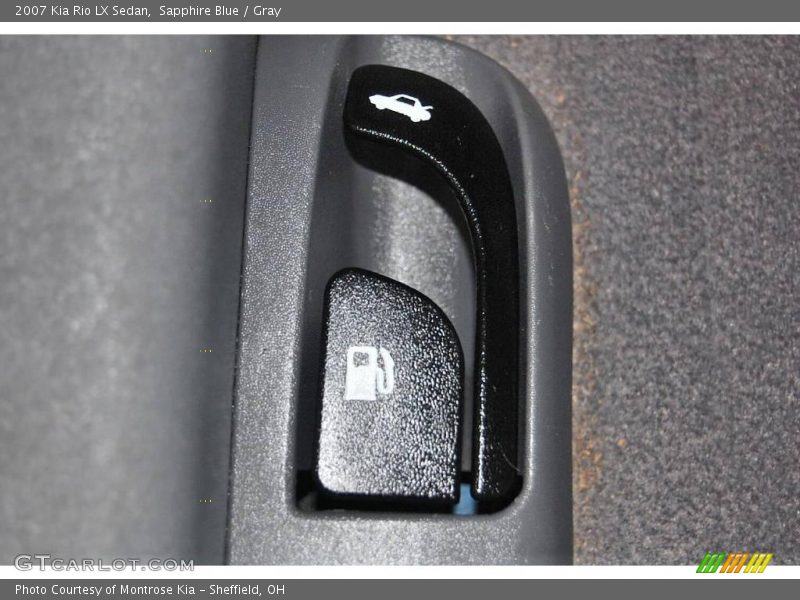 Sapphire Blue / Gray 2007 Kia Rio LX Sedan