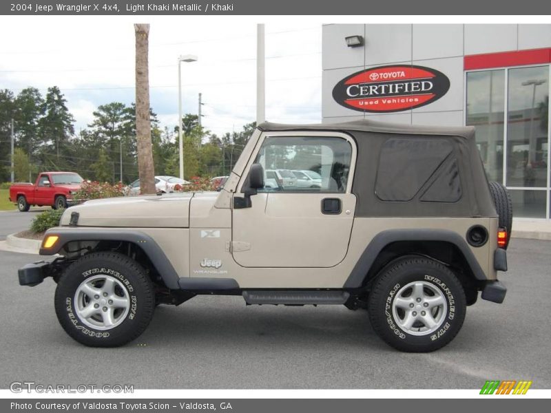 Light Khaki Metallic / Khaki 2004 Jeep Wrangler X 4x4