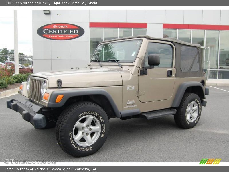 Light Khaki Metallic / Khaki 2004 Jeep Wrangler X 4x4