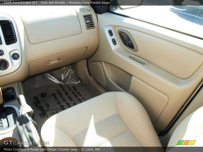 Gold Ash Metallic / Medium/Dark Pebble Beige 2005 Ford Escape XLT
