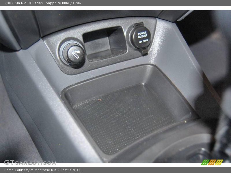 Sapphire Blue / Gray 2007 Kia Rio LX Sedan