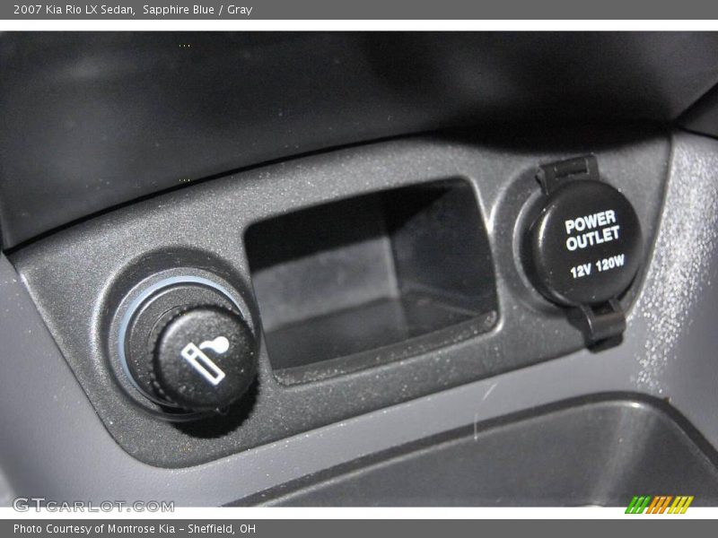 Sapphire Blue / Gray 2007 Kia Rio LX Sedan
