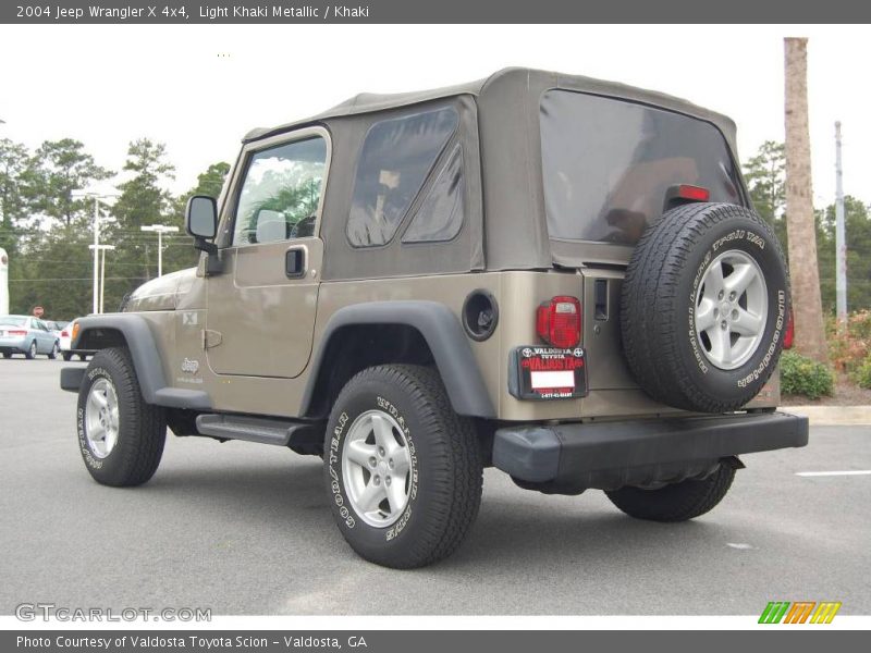 Light Khaki Metallic / Khaki 2004 Jeep Wrangler X 4x4