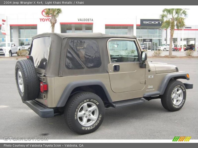 Light Khaki Metallic / Khaki 2004 Jeep Wrangler X 4x4