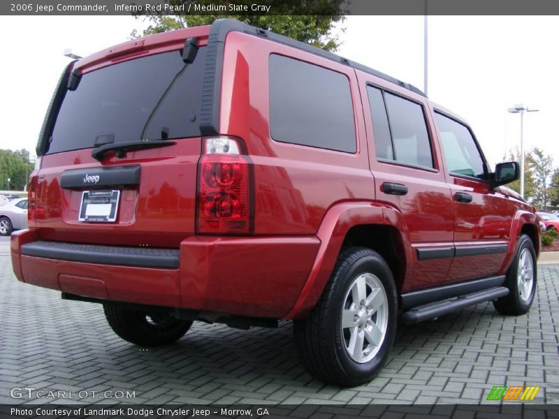 Inferno Red Pearl / Medium Slate Gray 2006 Jeep Commander