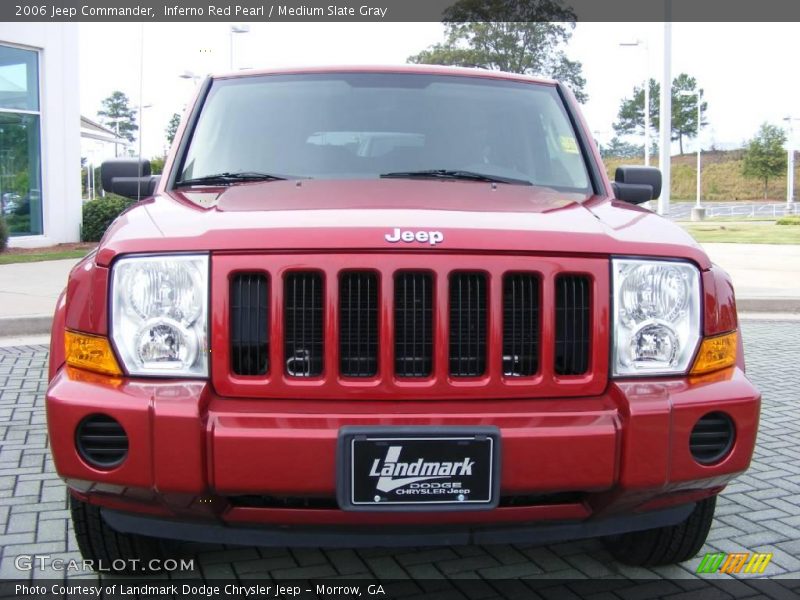 Inferno Red Pearl / Medium Slate Gray 2006 Jeep Commander