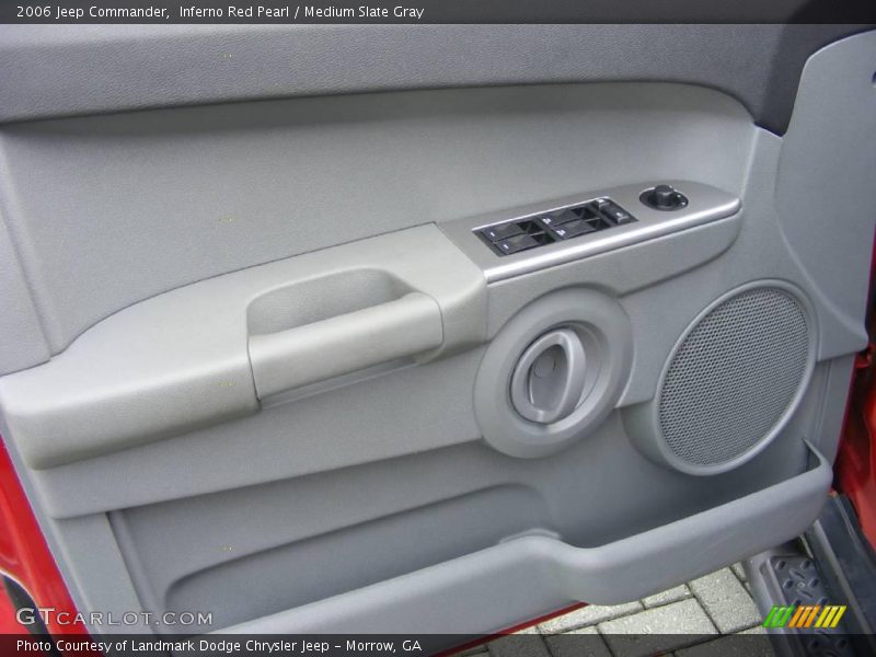Inferno Red Pearl / Medium Slate Gray 2006 Jeep Commander