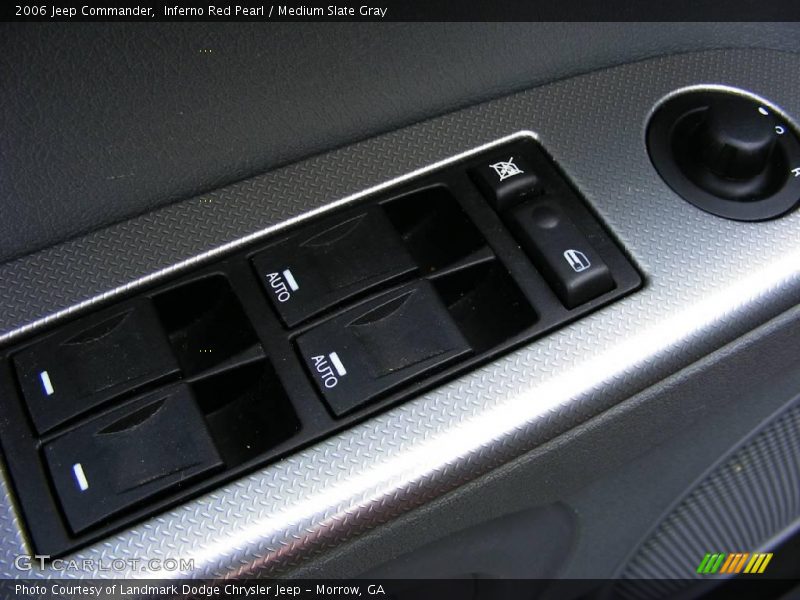 Inferno Red Pearl / Medium Slate Gray 2006 Jeep Commander