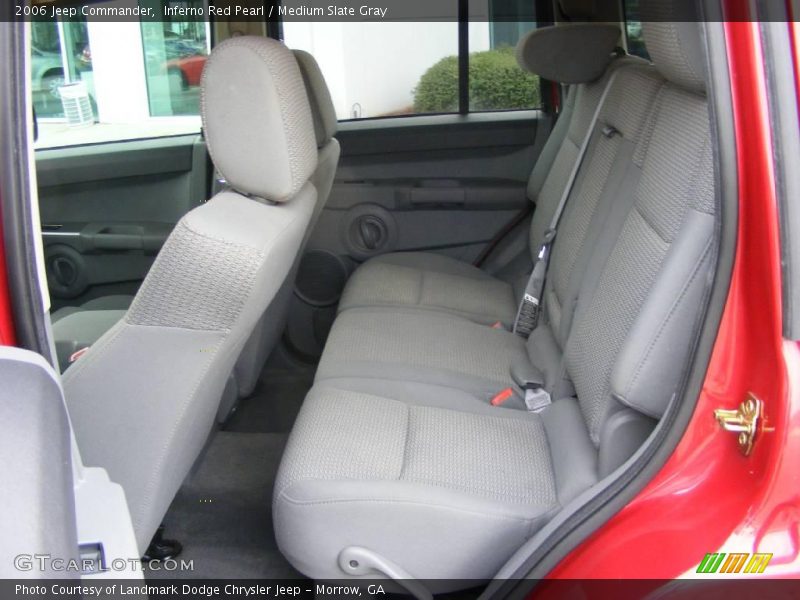 Inferno Red Pearl / Medium Slate Gray 2006 Jeep Commander