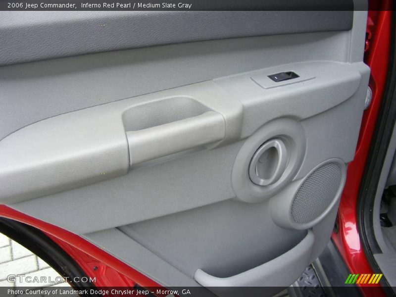 Inferno Red Pearl / Medium Slate Gray 2006 Jeep Commander