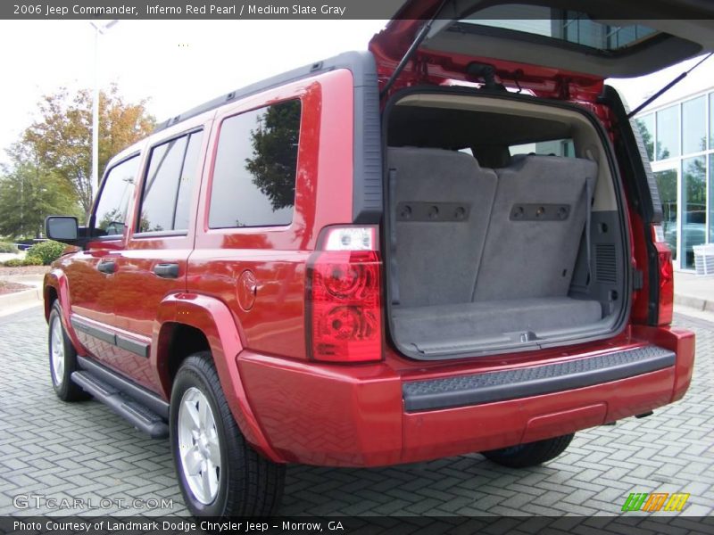 Inferno Red Pearl / Medium Slate Gray 2006 Jeep Commander