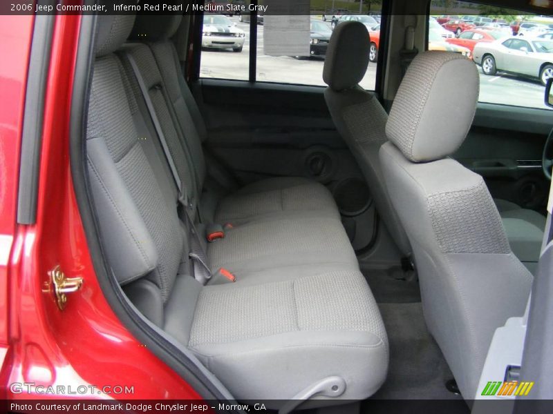 Inferno Red Pearl / Medium Slate Gray 2006 Jeep Commander