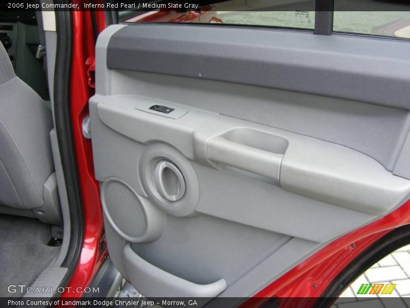 Inferno Red Pearl / Medium Slate Gray 2006 Jeep Commander