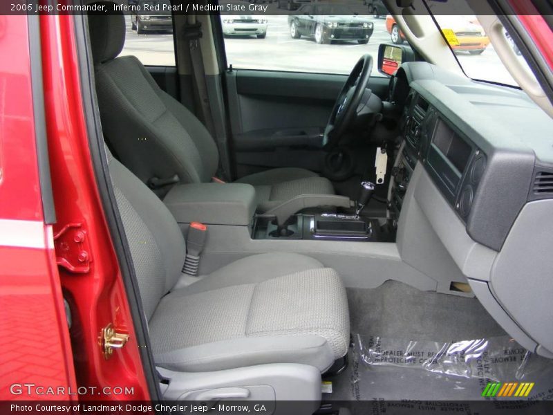 Inferno Red Pearl / Medium Slate Gray 2006 Jeep Commander