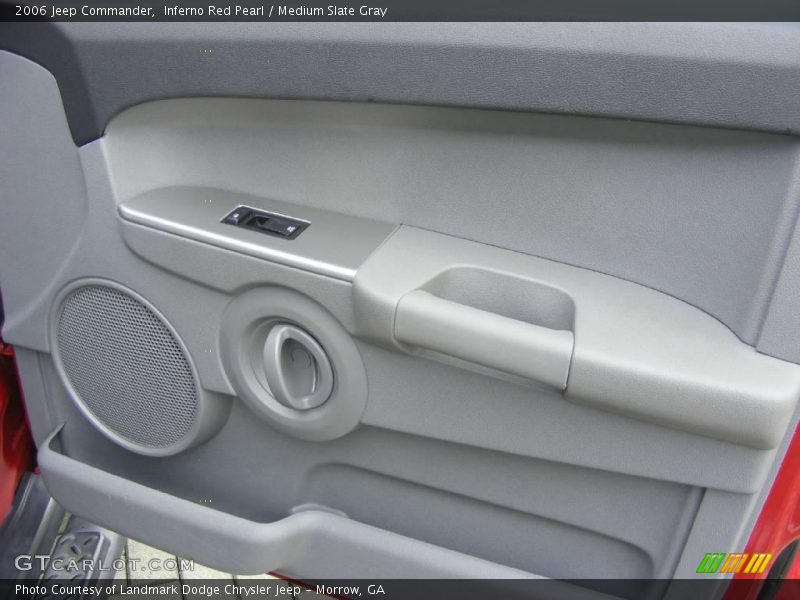 Inferno Red Pearl / Medium Slate Gray 2006 Jeep Commander