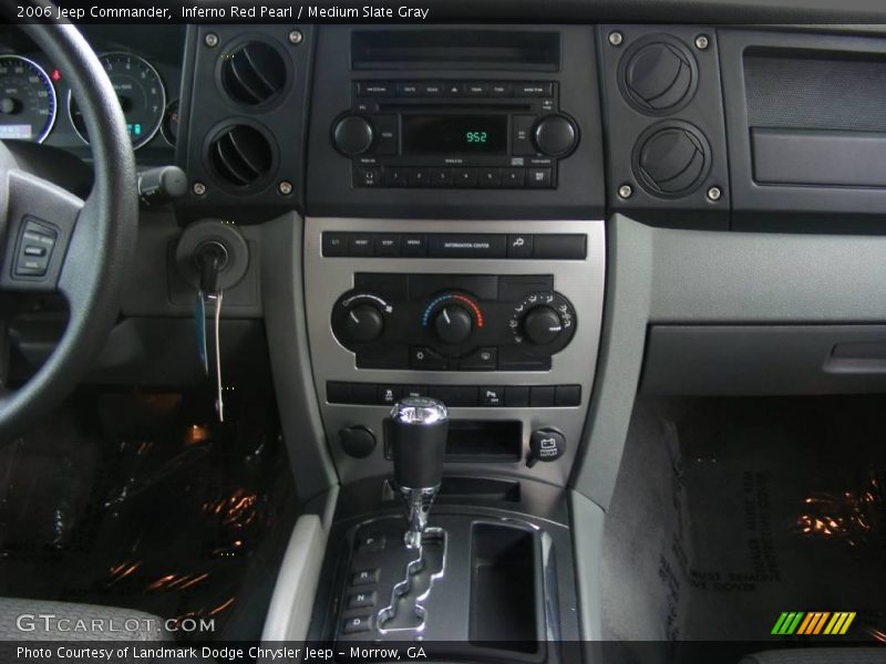 Inferno Red Pearl / Medium Slate Gray 2006 Jeep Commander