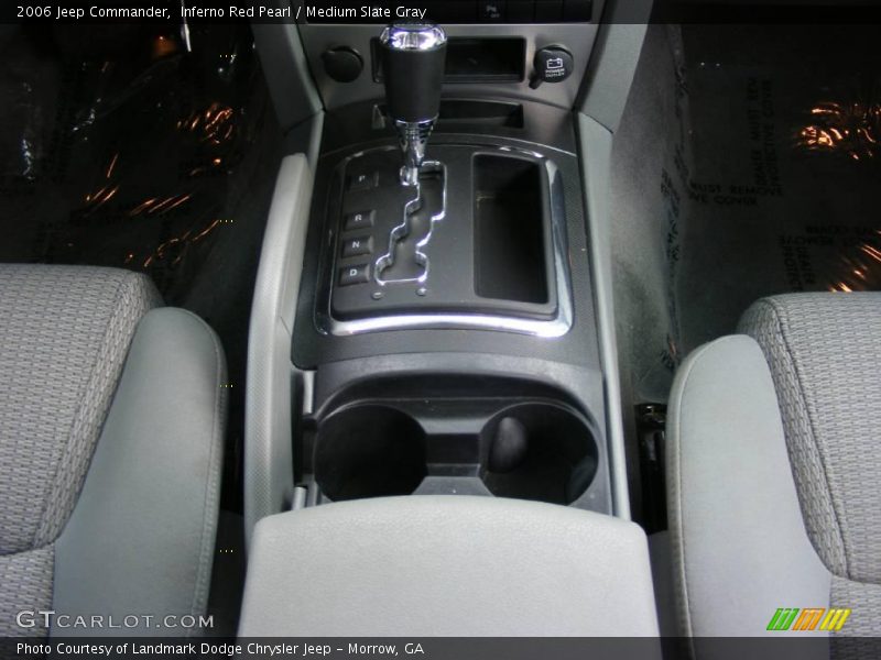 Inferno Red Pearl / Medium Slate Gray 2006 Jeep Commander