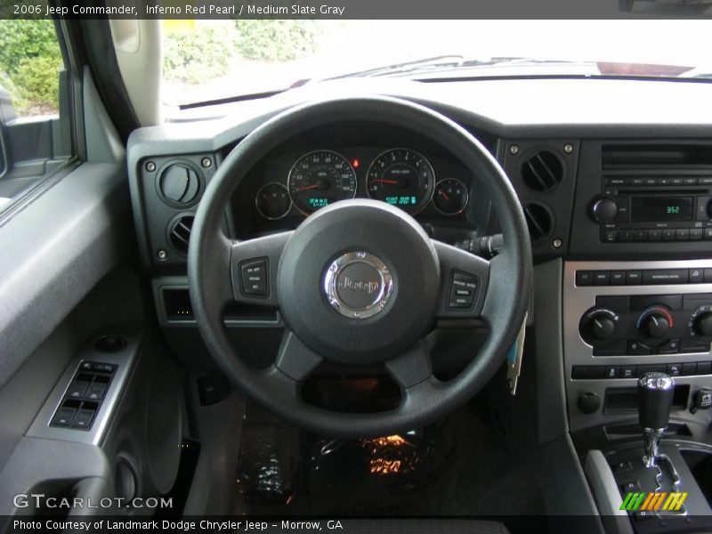 Inferno Red Pearl / Medium Slate Gray 2006 Jeep Commander