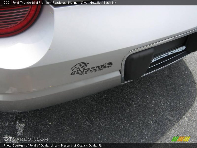 Platinum Silver Metallic / Black Ink 2004 Ford Thunderbird Premium Roadster