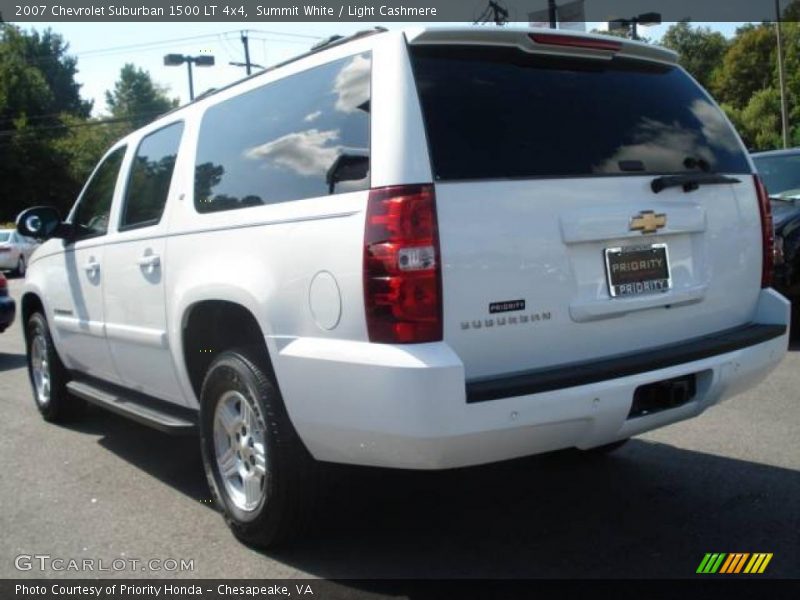Summit White / Light Cashmere 2007 Chevrolet Suburban 1500 LT 4x4
