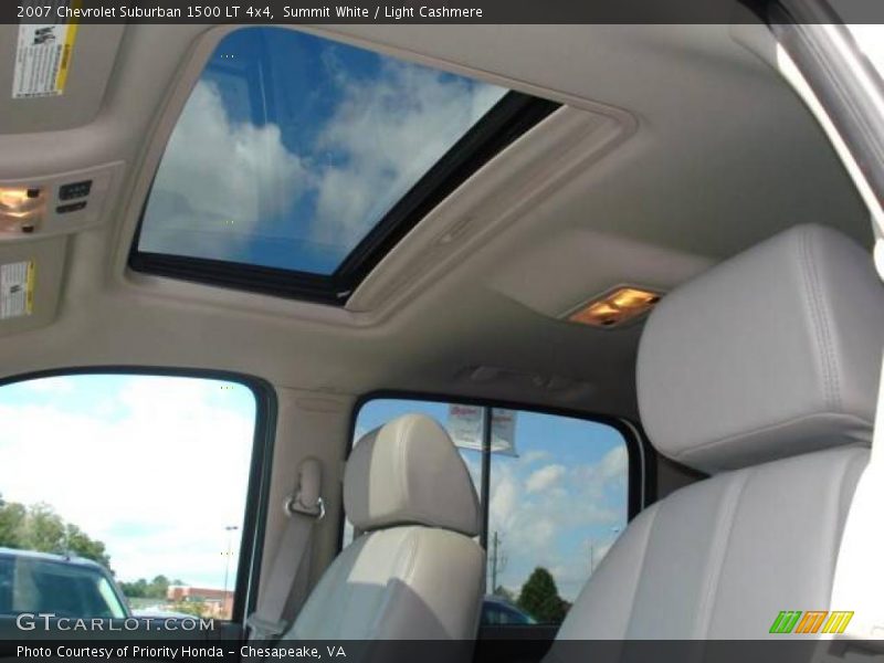 Summit White / Light Cashmere 2007 Chevrolet Suburban 1500 LT 4x4