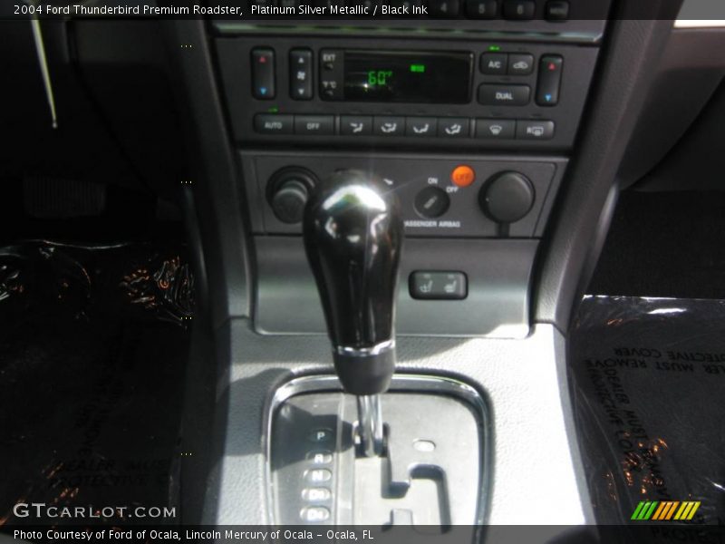 Platinum Silver Metallic / Black Ink 2004 Ford Thunderbird Premium Roadster
