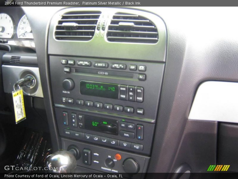 Platinum Silver Metallic / Black Ink 2004 Ford Thunderbird Premium Roadster