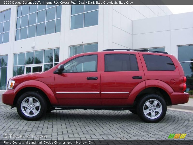 Inferno Red Crystal Pearl Coat / Dark Slate Gray/Light Slate Gray 2009 Dodge Durango SLT