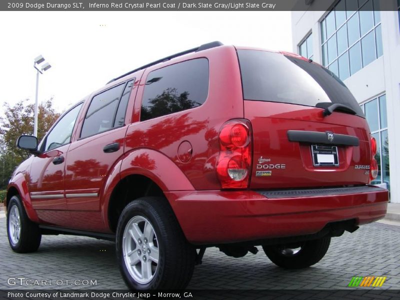 Inferno Red Crystal Pearl Coat / Dark Slate Gray/Light Slate Gray 2009 Dodge Durango SLT