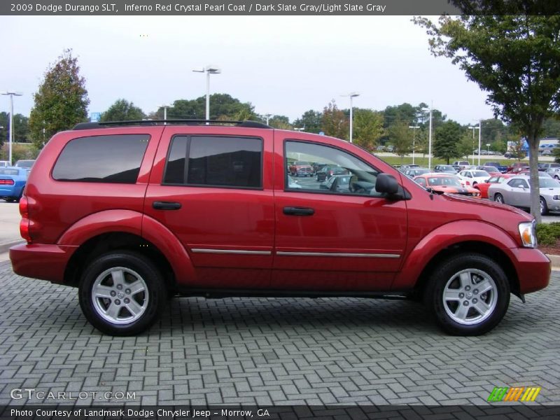 Inferno Red Crystal Pearl Coat / Dark Slate Gray/Light Slate Gray 2009 Dodge Durango SLT