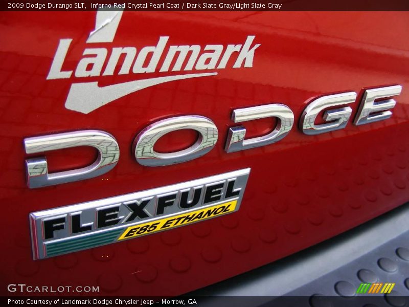 Inferno Red Crystal Pearl Coat / Dark Slate Gray/Light Slate Gray 2009 Dodge Durango SLT