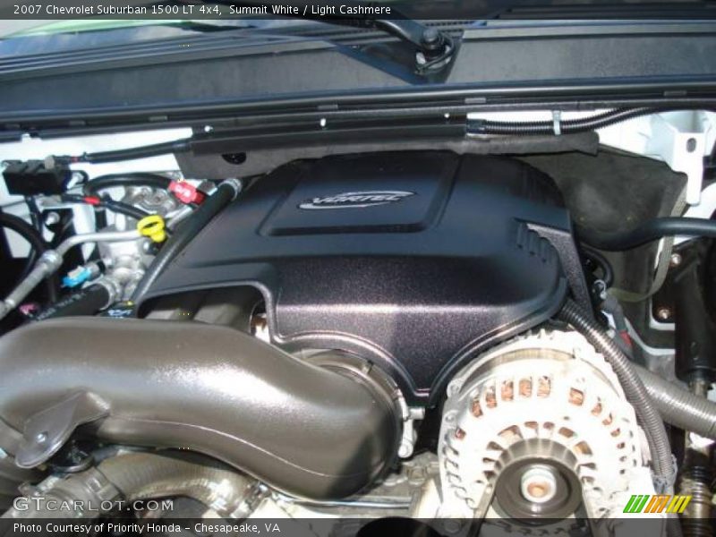 Summit White / Light Cashmere 2007 Chevrolet Suburban 1500 LT 4x4
