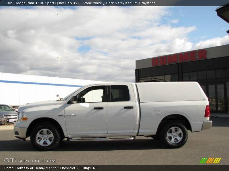 Stone White / Dark Slate/Medium Graystone 2009 Dodge Ram 1500 Sport Quad Cab 4x4