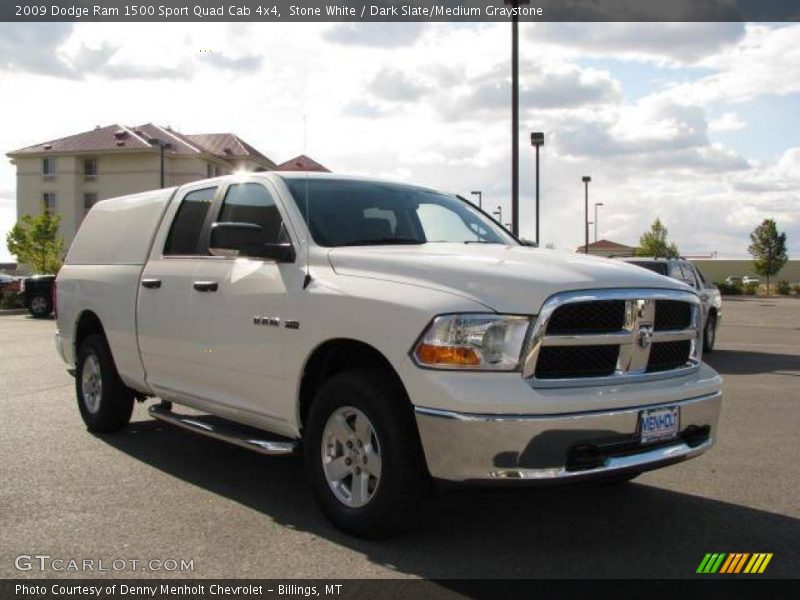 Stone White / Dark Slate/Medium Graystone 2009 Dodge Ram 1500 Sport Quad Cab 4x4