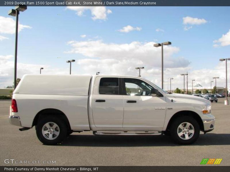 Stone White / Dark Slate/Medium Graystone 2009 Dodge Ram 1500 Sport Quad Cab 4x4