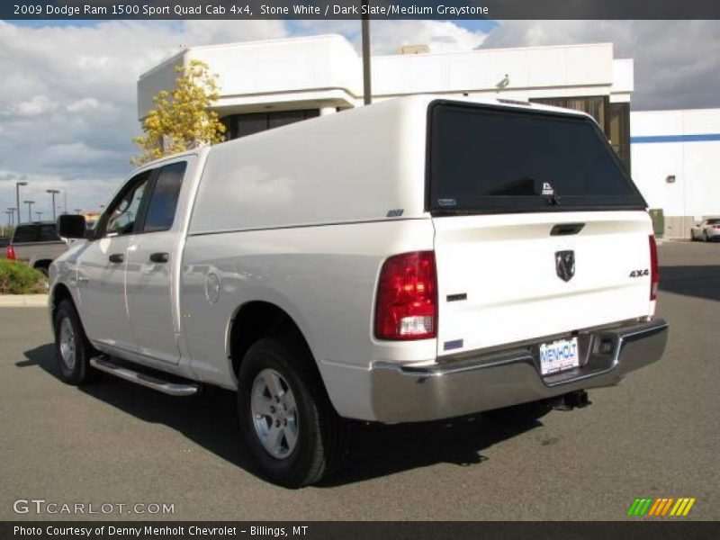 Stone White / Dark Slate/Medium Graystone 2009 Dodge Ram 1500 Sport Quad Cab 4x4