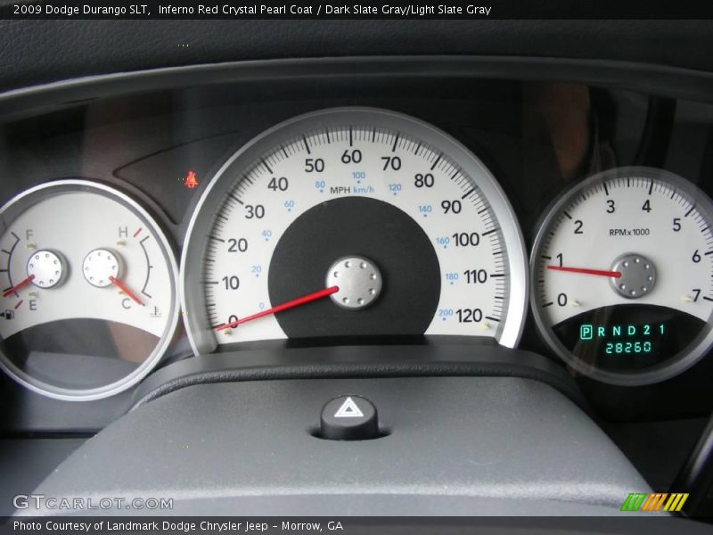 Inferno Red Crystal Pearl Coat / Dark Slate Gray/Light Slate Gray 2009 Dodge Durango SLT