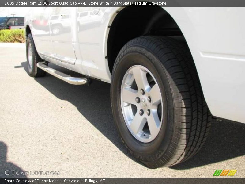 Stone White / Dark Slate/Medium Graystone 2009 Dodge Ram 1500 Sport Quad Cab 4x4