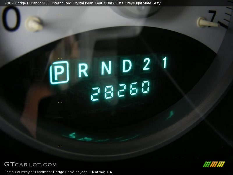 Inferno Red Crystal Pearl Coat / Dark Slate Gray/Light Slate Gray 2009 Dodge Durango SLT