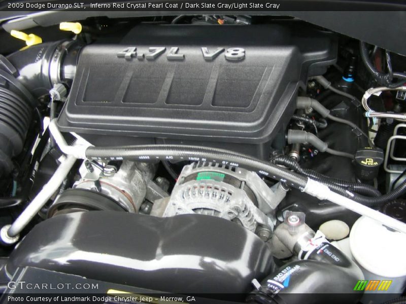 Inferno Red Crystal Pearl Coat / Dark Slate Gray/Light Slate Gray 2009 Dodge Durango SLT