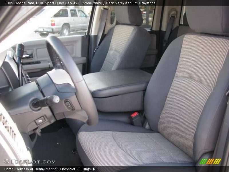 Stone White / Dark Slate/Medium Graystone 2009 Dodge Ram 1500 Sport Quad Cab 4x4