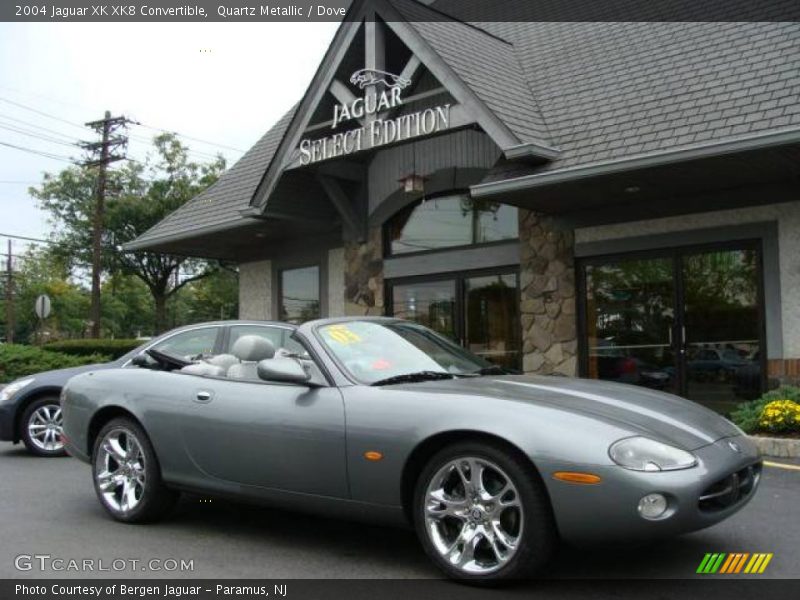 Quartz Metallic / Dove 2004 Jaguar XK XK8 Convertible