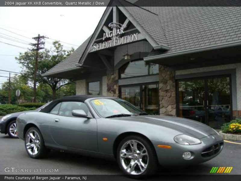 Quartz Metallic / Dove 2004 Jaguar XK XK8 Convertible