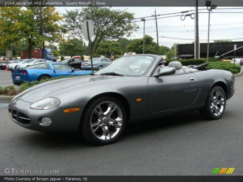 Quartz Metallic / Dove 2004 Jaguar XK XK8 Convertible